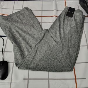 Fabletics Gray Cloud Jersey Wide Leg Pants